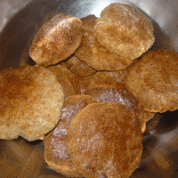 Coconut bread with bran