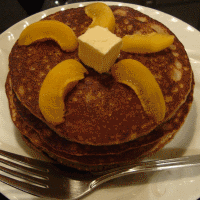 Cornmeal pancakes