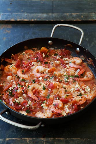 Baked Shrimp in Tomato Sauce