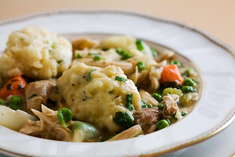 Chicken with Cornmeal Dumplings